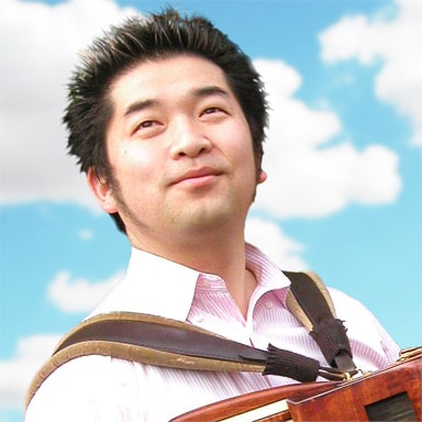 写真：アコーディオン奏者・作曲家 田ノ岡三郎さん