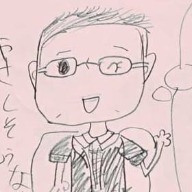 サムネイル画像:やさしそうな ふくだ先生